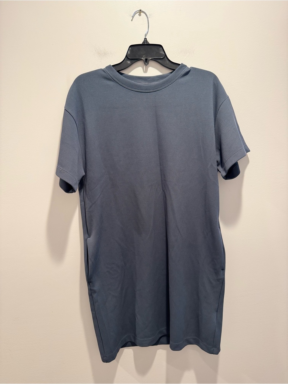 Athleta Ribbed Tee Shirt Dress